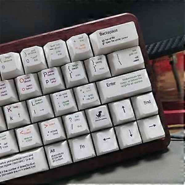 131 Näppäimen Mukautettu Ohjelmoijan Näppäinhattu PBT Värjätty Sublimoitu Näppäinhattu Cherry Profiili Näppäinsuojus Mekaaniselle Näppäimistölle