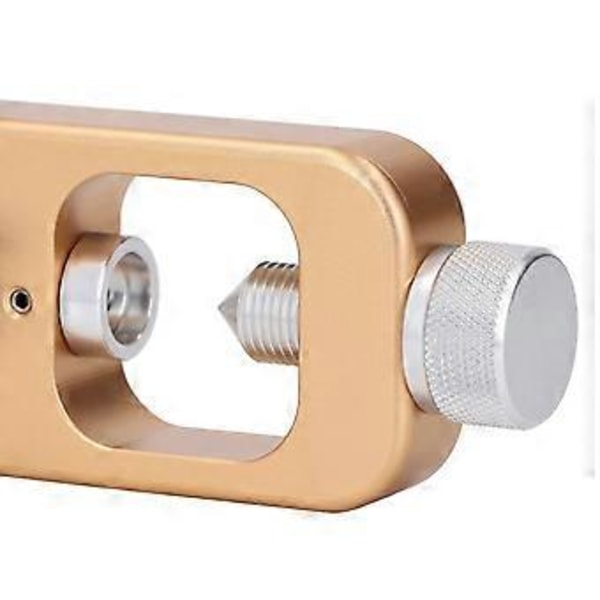 DIN Ventil Scuba Adapter Aluminiumlegering Dykketank Påfyllingsadapter med 40MPa Trykkmåler for Standard K J H Ventiler