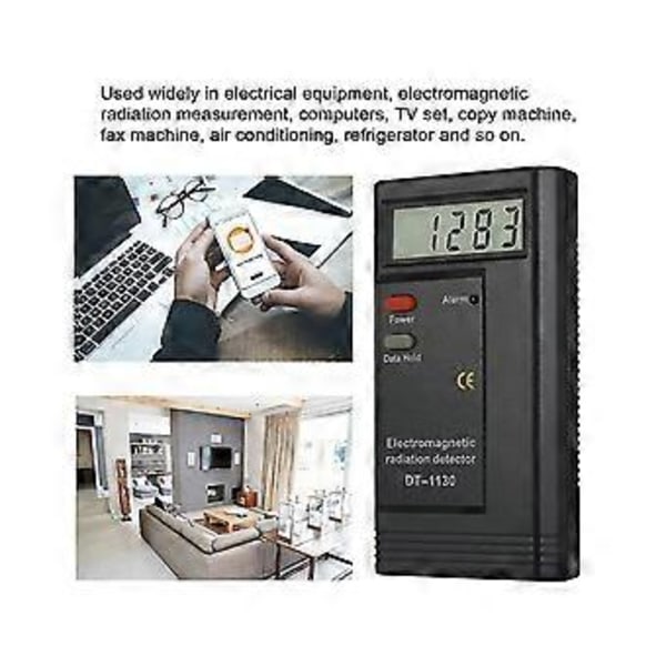 Dt-1130 Emf Meter Håndholdt Digital Elektromagnetisk Felt Grundlæggende Strålingsdetektor, Emf Reader Chec