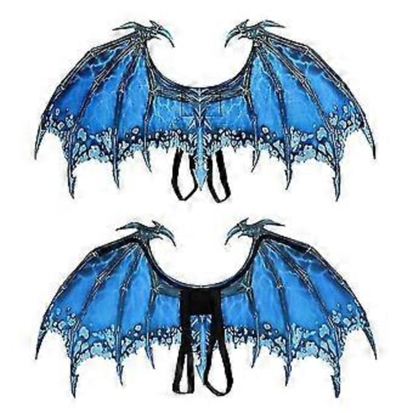 Halloween Cosplay -juhlatarvikkeet, kuitukangaspintaiset lohikäärmeen siivet, luovat esiintymissiivet aikuisille