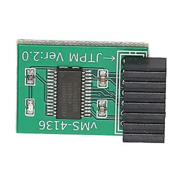 Pin LPC Modul, TPM 2.0 Modul LPC TP Sikkerhetsmodul TP Krypteringsmodul Ultra Responsiv