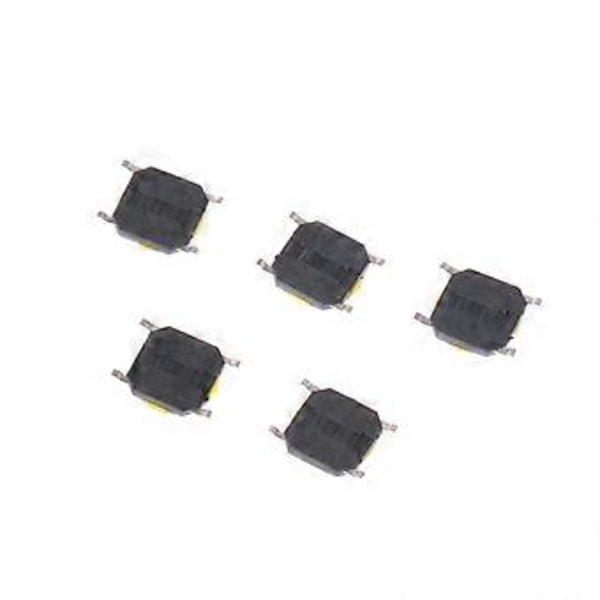 100 st 4x4x0,7 mm 4-Pin SMD Mikro Momentär Tryckknapp Taktil Brytare
