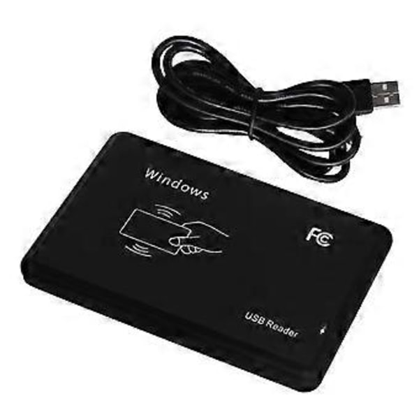 USB RFID-læser 125khz EM4100 ID Kontaktløs Følsomhed Smart Card Reader TK4100 Understøtter Window System RFID-læser