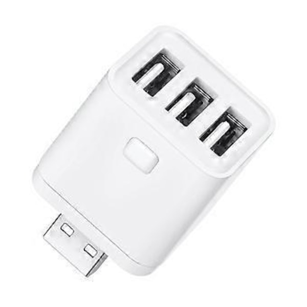 Tuya Zigbee Micro-USB Adapter Bryter 3 Gang Mini USB Strømadapter APP Stemmekontroll for Alexa
