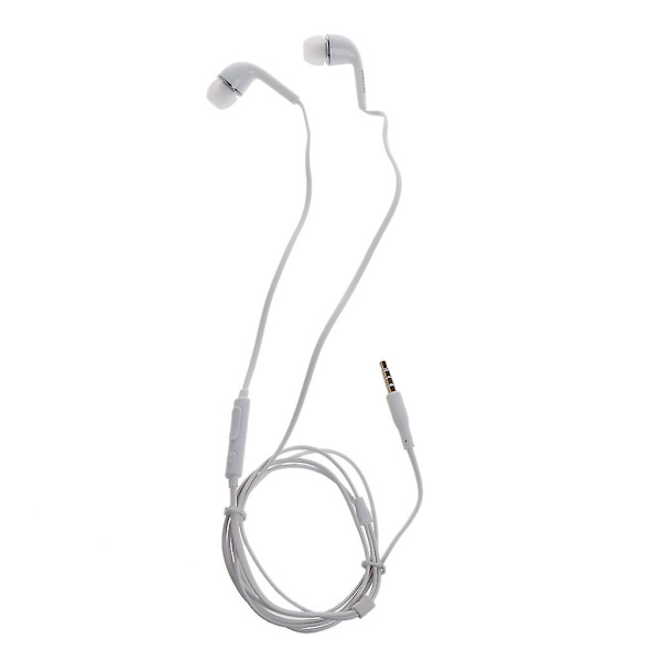 3,5 mm stereo ørepropper øretelefon headset med mikrofon for Galaxy S6 S5 S4 S3