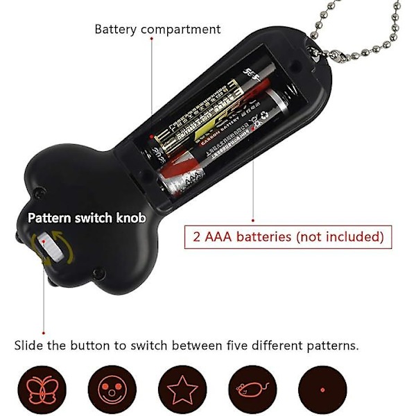 Katt leksaker, 7 i 1 Multifunktion katt jagare leksaker Mini ficklampa, katt tass form Batteridriven katter Tracker, husdjur katt träning träningsverktyg