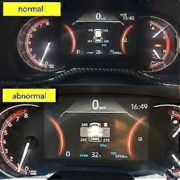 Corolla Cross 2020-2022 autoon Tpms rengaspaineen valvontajärjestelmä rengaspaineen näyttö