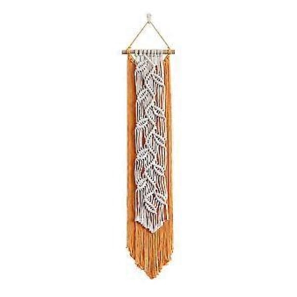 Nordisk Bladvævet Macrame Tapestry Hængende Boho Have Kvast Vægophæng Stue Soveværelse Hjem Hotel Indretning A