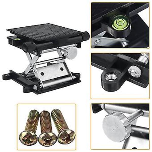 360° Roterande Aluminium Routerbord Träbearbetning Gravering Lab Lyftställ Rack Lyftplattform Trä