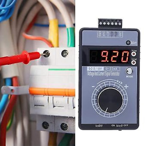0-10V 0/4-20mA Virta-Volttisignaalin Generaattori, Sisäänrakennettu Ladattava Kannettava Si