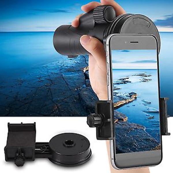 Teleskop Telefon Adapter, Universal Astronomisk Kamera Adapter Mobiltelefon Holder Telefon Kamera Adapter Maksimeret Effektivitet