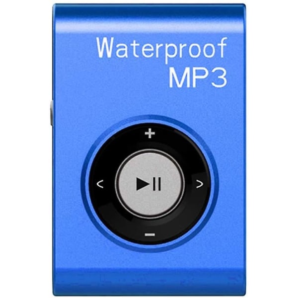 Ipx8 Vandtæt Svømning Mp3-afspiller Indbygget 8gb Mp3-musik med FM-radio Hi-fi-hovedtelefon til dykning Surf Undervandssport Løb - Blå