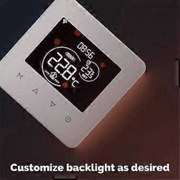 Tuya WiFi Termostat Rumtemperaturregulator Vand/Elektrisk Gulvvarme Gaskedel App-styring til Alexa C