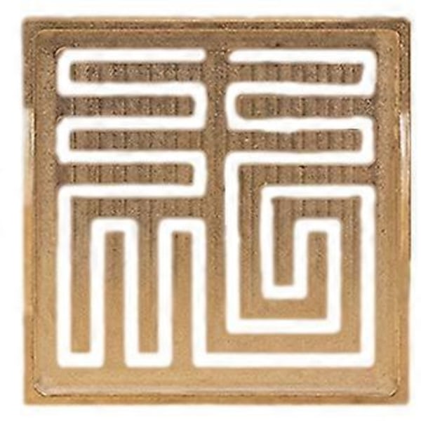 Røgelsesstempel Værktøj Firkantet Dobbelt Øre Røgelsesstempel Model Røgelsesbrænder Te Stue Kontor Tempel Ornamenter A