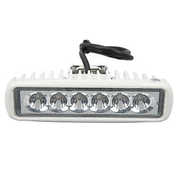 12V till 24VDC Båt LED Arbetslampa IP67 Vattentät Starkt Ljus Stöttålig för Bilar Yachter Utomhusbelysning Vitt Ljus/12W