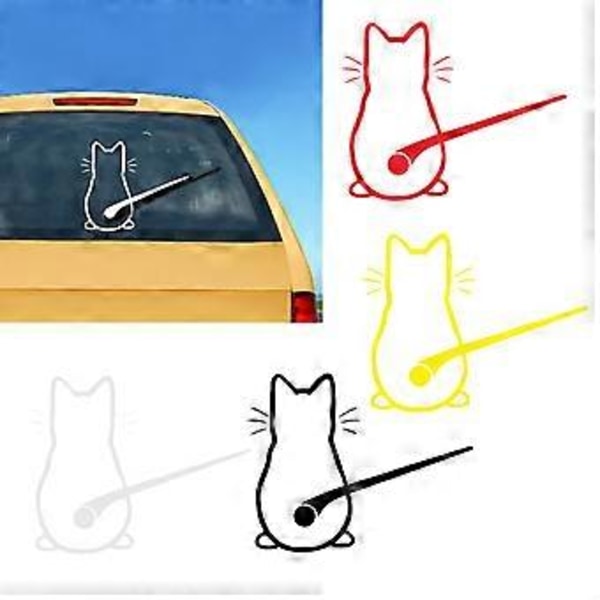 for Cat Bilklistremerke Bil Karosseri Vindu Bakrute Auto Dekor