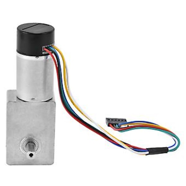 Girmotor med Encoder, DC Snekkegirmotor Justerbar Hastighet Snekkemotor Girreduksjonsmotor Moderne Design