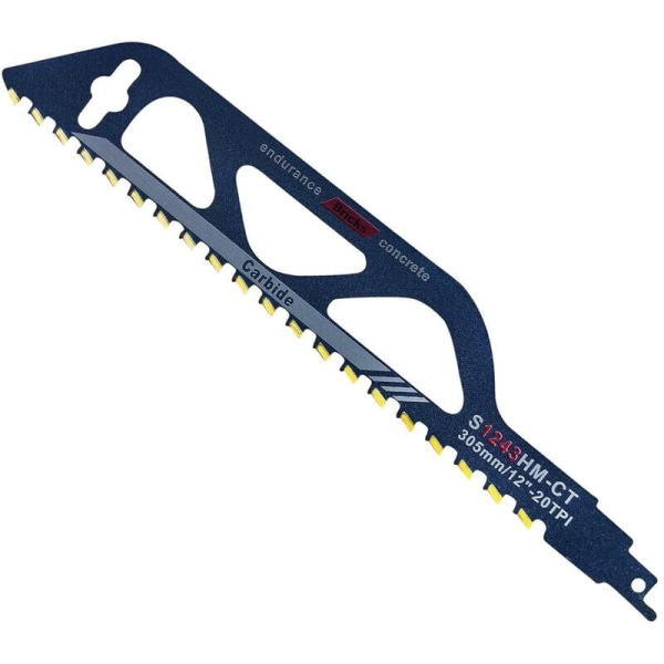 Tungstenkarbidstålblad för tigersåg för metall, trä, sten, tigersågstillbehör för luftbetong, tegel, betong, cementskiva, Le