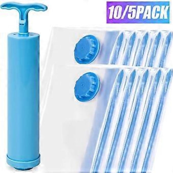 Vacuum Opbevaringsposer, Vakuum Pose Emballage Sparer Plads, til Sengelinned Tøj Rejse Opbevaring Soveværelse Opbevaringsposer 60x80cm