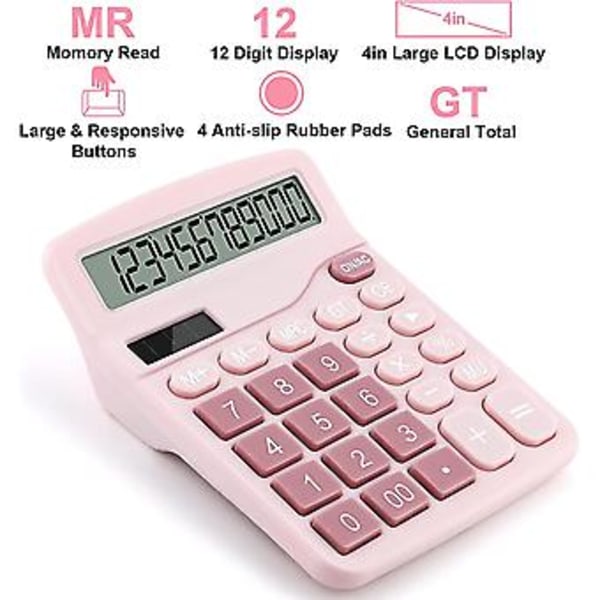 Dual Power Basic Bordregner (pink)