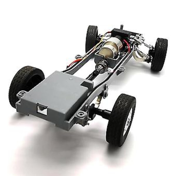 Metallgirkasse med 370 Motor For D12 D42 1/10 Rc Bil Oppgraderingsdeler Tilbehør, titan