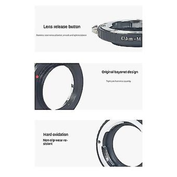 Lm-m4/3 Linseadapterring Til Leica Leicam Linse Til Oba M4/3