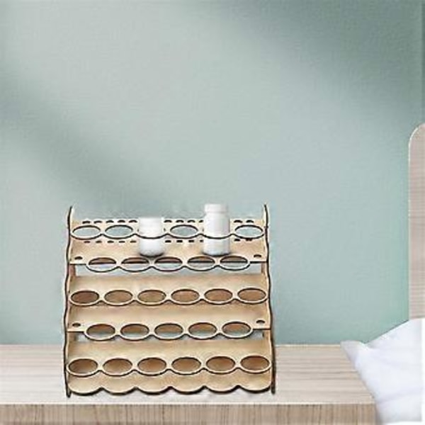 Model Maling Organizer Simpel Multi-Lag Delikat Praktisk Malingholder DIY Pigmenthylde med Flere Slots B