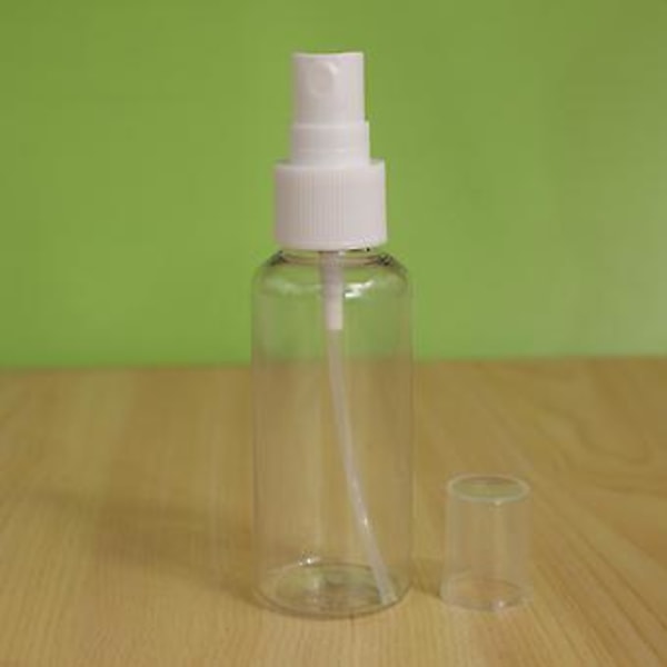 30st Transparenta Tomma Flaskor 50ml Mini Behållare Tom Förvaring