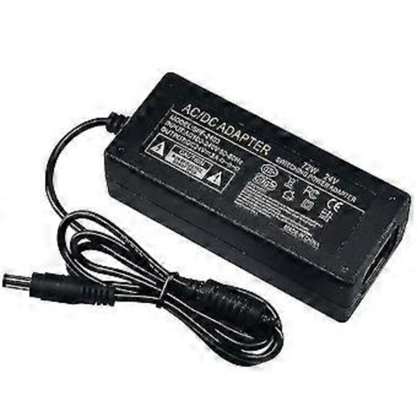 Alg EU Stik Universal DC5525 AC 100V-240V til DC 24V 3A Strømforsyning