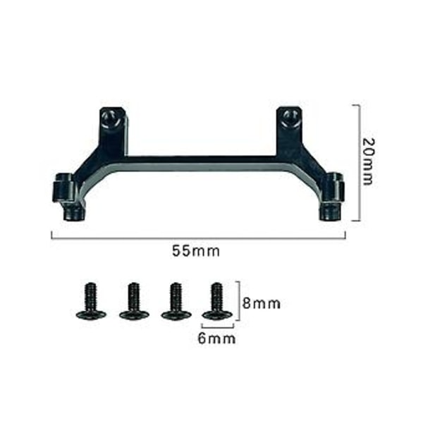 -p06 Metallaxel Servofäste Fäste För Ldrc -p06 P06 Unimog 1/12 Rc Lastbil Bil S S,