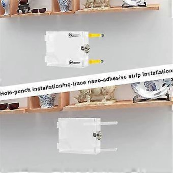 Termostatlåsbox med nyckel Termostatöverdrag Universell termostatlåsbox Klar liten termostatvakt
