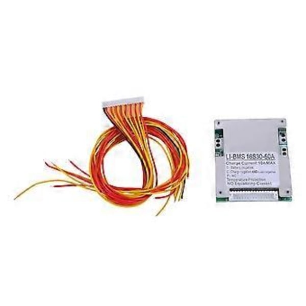 16S 60V 50A Lithium Batteri Oplader Beskyttelseskort BMS Strømbatteri Beskyttelseskort
