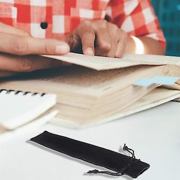 100 stk. Pen Etui Snørepose Enkelt Pen H Pakke Ærme Til B
