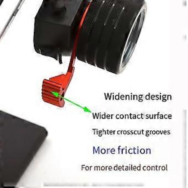 Enhandsmanövrerad sändare Ratt Trigger Tumspak för Noble NB4 NB4+ Controller Uppgradering Svart