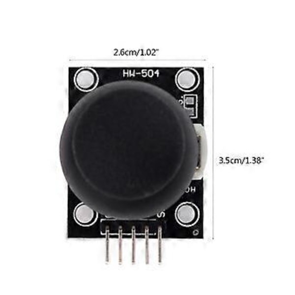 Kaksiakselinen XY-joystick-moduulin ohjain Joystick-ohjausvivun anturilevy KY-023 PS2/Raspberry Pi -laitteelle Arduinoa varten