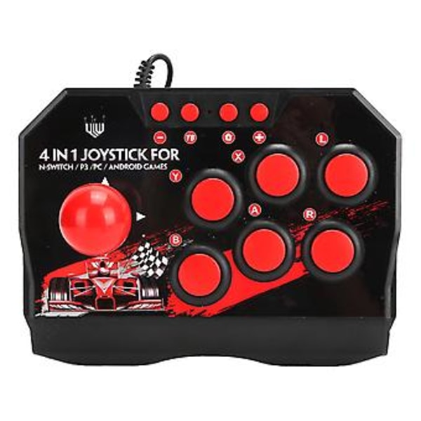Langallinen Arcade-ohjain, Arcade Fight Stick langalliset arcade-pelitarvikkeet tietokonepeliohjain tarvikkeet tyylikäs ulkonäkö