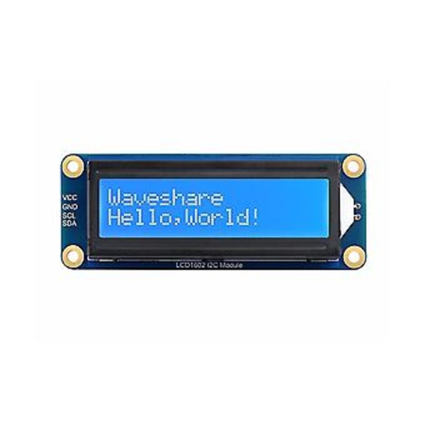 Lcd1602 I2c Lcd Skærm Aip31068 32-tegns Lcd Skærm Kompatibel Med 3.3v/5v Til Rasp/pi P