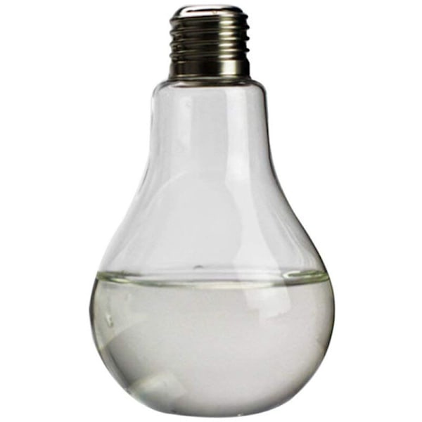 Transparent Glasbord Vase med Glödlampa för Växter Blommor Trädgård Bröllopsdekoration
