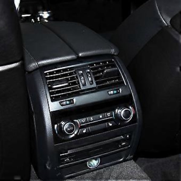 Bakre Mittre Luftventilram 51169206789 Inre AC Ventilationspanel Platt Centrumkonsolskydd för - F10 M5