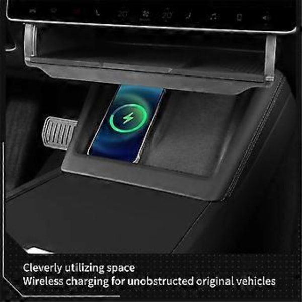 LHD Förvaringsfack under Skärm för Model 3 2024 Mittkonsol Organizer Förvaringslåda Tillbehör