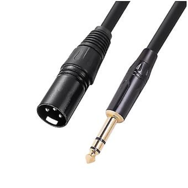 6,35 mm 1/4 tomme til XLR O mikrofonkabel - til XLR Bad Ser mikrofonkabel, 1 meter