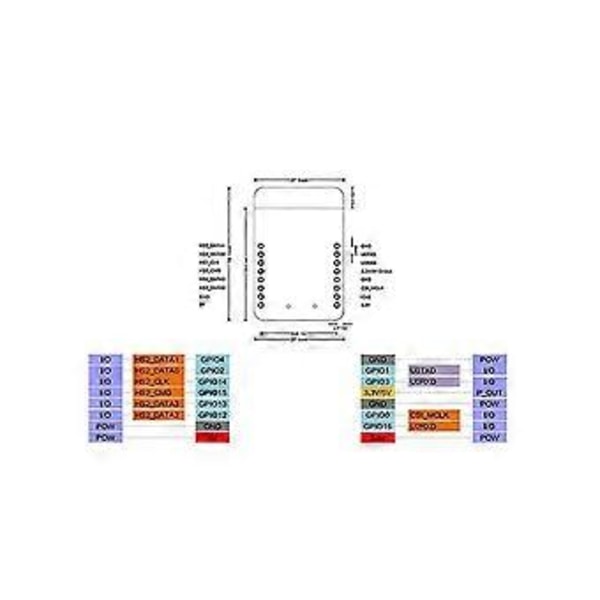 Esp32-cam Wifi Wifi Modul Esp32 Seriell Till Wifi Esp32 Cam Kort 5v Tand Med Ov264