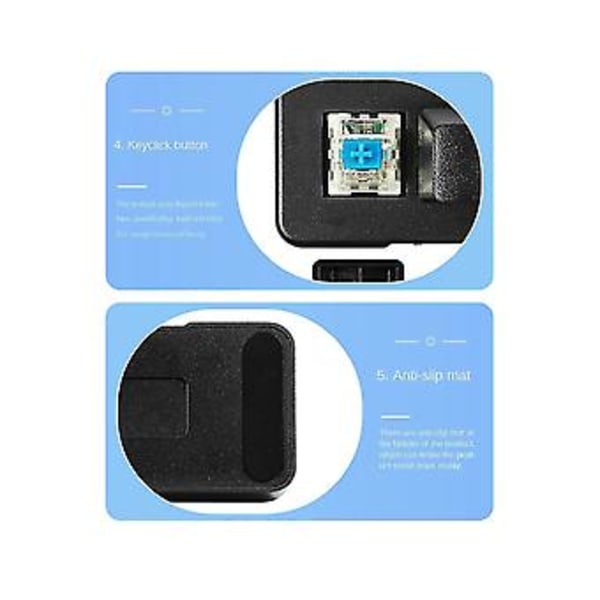 Usb Com Ohjelmointi Makronuppi 3 Näppäintä Liitä Mini Painike Peli Mekaaninen