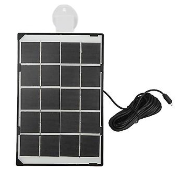 Solcell, 5V 6W Solpanel Solpanel V Solpanel Snabb Respons