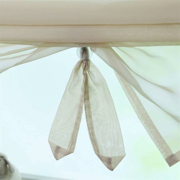 Romersk rullegardin Loop Gardiner Kjøkken Romerske Nyanser Sheer Blind Loop Gardiner Moderne Voile Sand LxH 140x155cm 1 stk