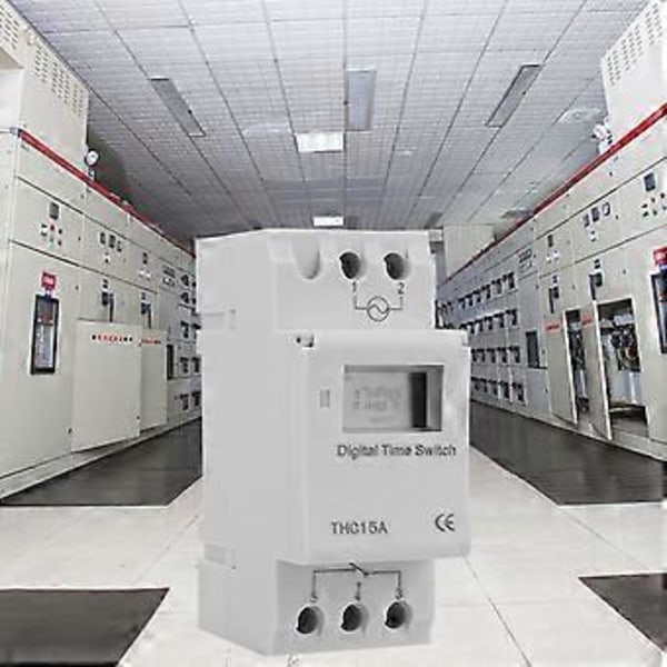 Mini AC 220-240V 50-60Hz Digital Timer Bryter Tidsstyring Bryter