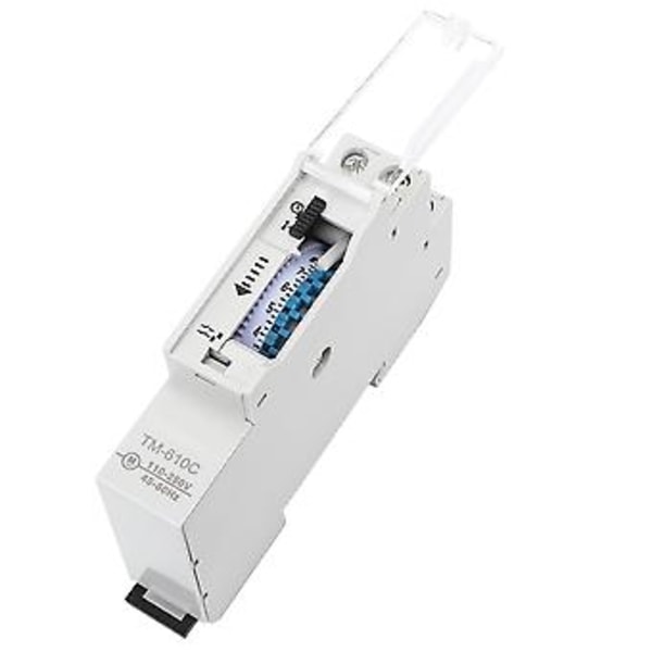 Erittäin tarkka aikakytkin 1P-kisko Älykäs ajastinkytkin katuvalolle TM610C 220V