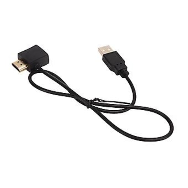 50CM HD Output Adapterkabel Han til Hun med USB 2.0 Interface TPE og Metal HD Output Kabel Konverter til TV