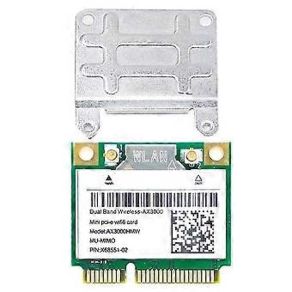 Ax3000hmw 2974mbps Wifi 6 Trådlöst Mini Pci-e Wifi-kort Ax3000 Bluetooth 5.1 802.11ax/ac 2.4ghz/5gh