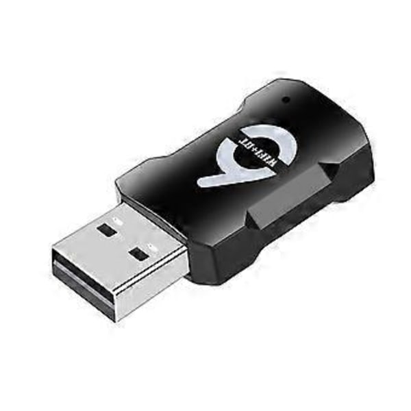 900Mbps WiFi 6 USB Adapter Bluetooth 5.3 USB Dongle Trådløst Netværkskort Dual Band 2.4/5G Gratis Driver til PC Laptop